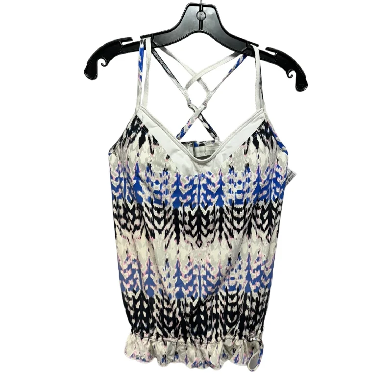 Comfortable Yoga Tops for Fitness -Athletic Tank Top By Athleta In Multi-colored, Size: M