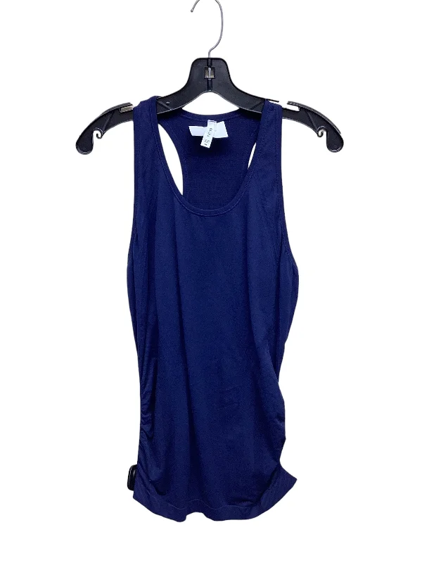High-Neck Yoga Tops for Maximum Comfort -Athletic Tank Top By Athleta In Navy