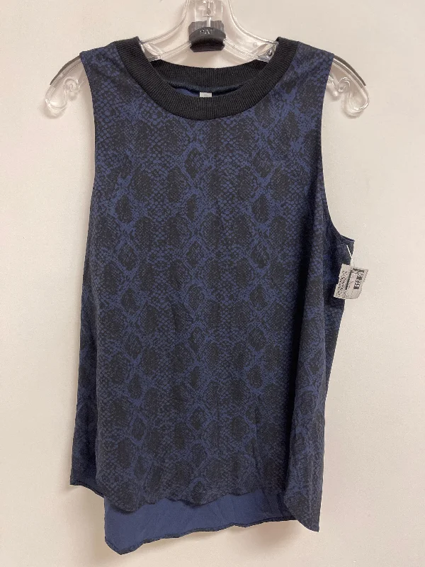 Yoga Tops for Deep Stretching -Athletic Tank Top By Athleta In Navy, Size: M