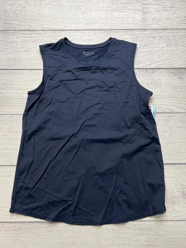 Women's Yoga Tops for Daily Wear -Athletic Tank Top By Athleta In Navy, Size: M