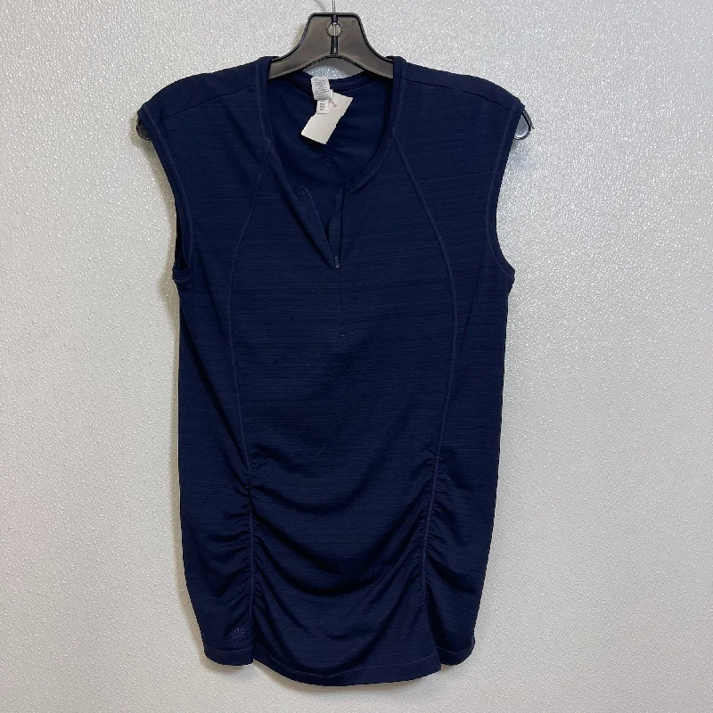 Yoga Tops for All-Day Wear -Athletic Tank Top By Athleta In Navy, Size: S