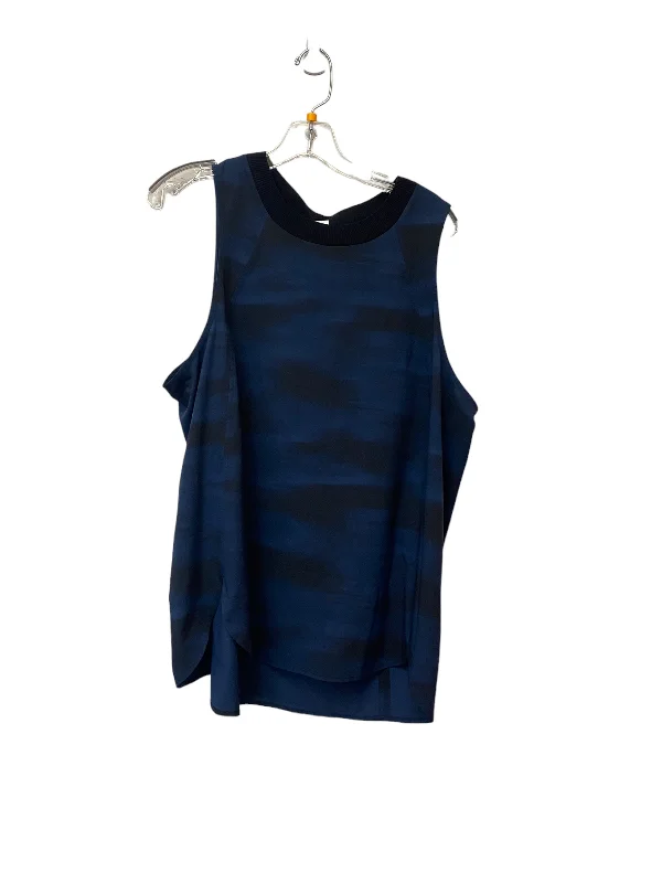 Yoga Tops for Comfortable Stretching and Posing -Athletic Tank Top By Athleta In Navy, Size: Xl