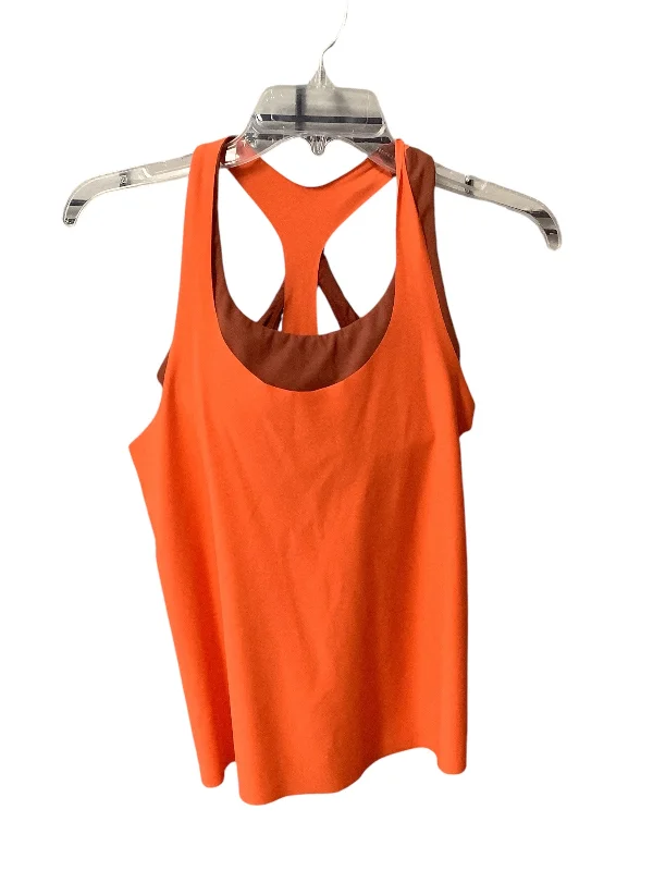 Comfortable Yoga Tops for Summer -Athletic Tank Top By Athleta In Orange, Size: Xs