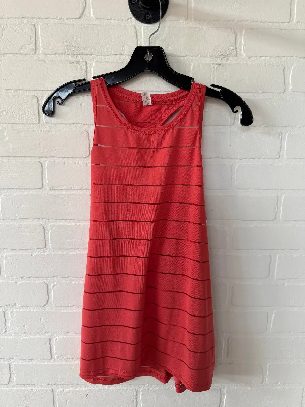Yoga Tops for Hot Yoga -Athletic Tank Top By Athleta In Orange, Size: Xs
