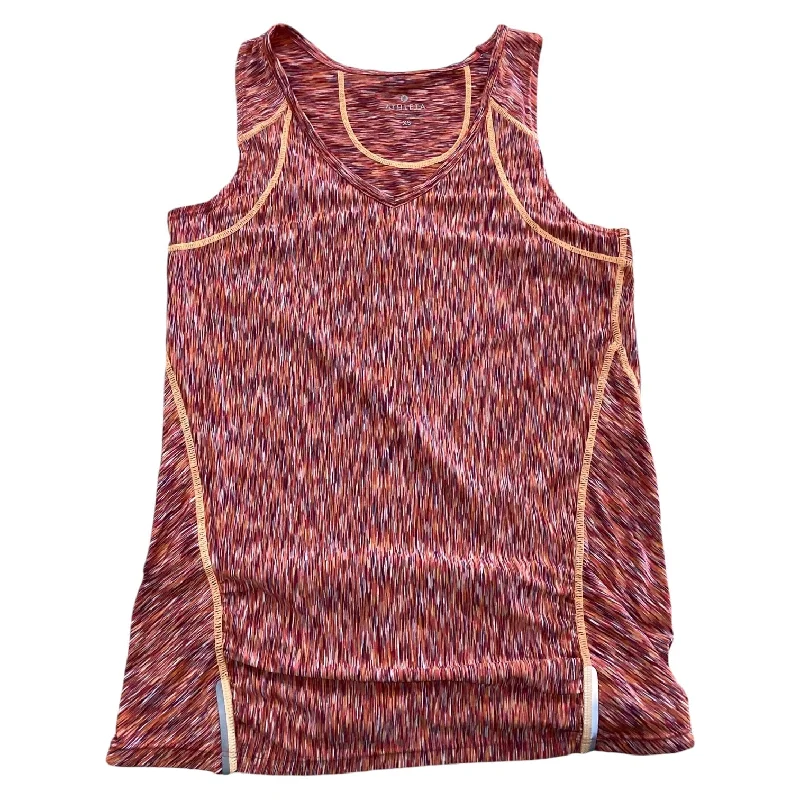 Yoga Tops with Spaghetti Straps -Athletic Tank Top By Athleta In Orange, Size: Xs