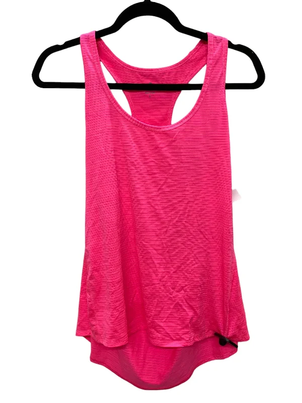 Yoga Tops for Running -Athletic Tank Top By Athleta In Pink, Size: L