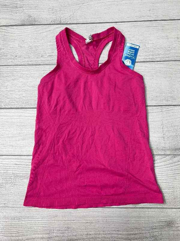 Comfortable Yoga Tops -Athletic Tank Top By Athleta In Pink, Size: M