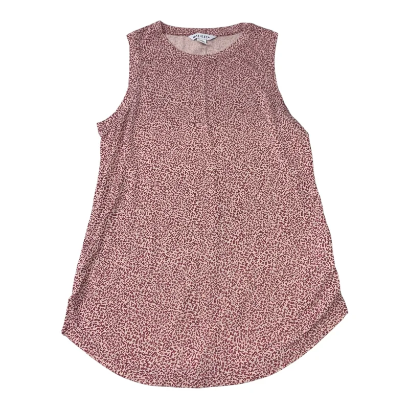 Yoga Tops for Comfort and Style -Athletic Tank Top By Athleta In Pink, Size: M