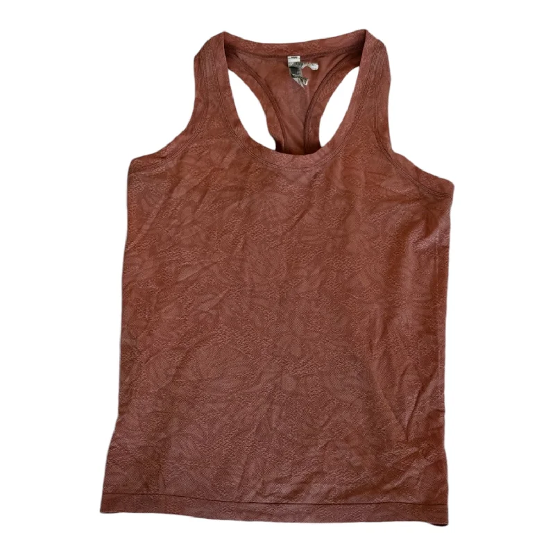 Zip-Up Yoga Tops for Flexibility -Athletic Tank Top By Athleta In Pink, Size: S