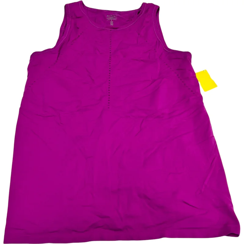 Yoga Tops for Hot Yoga -Athletic Tank Top By Athleta In Pink, Size: S