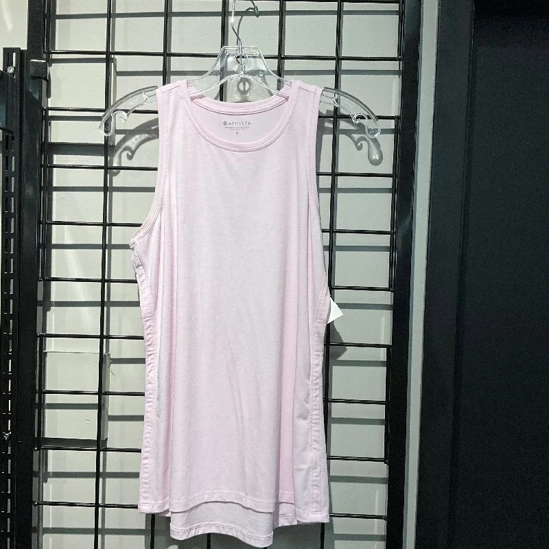 Elegant Yoga Tops for Women -Athletic Tank Top By Athleta In Pink, Size: S