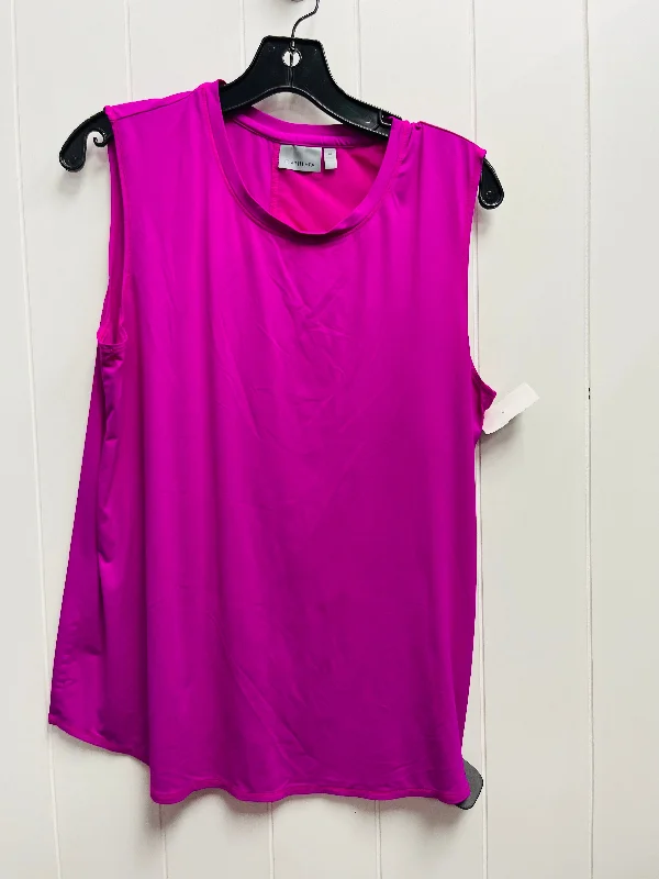 Yoga Tops for Intense Core Training -Athletic Tank Top By Athleta In Purple, Size: M