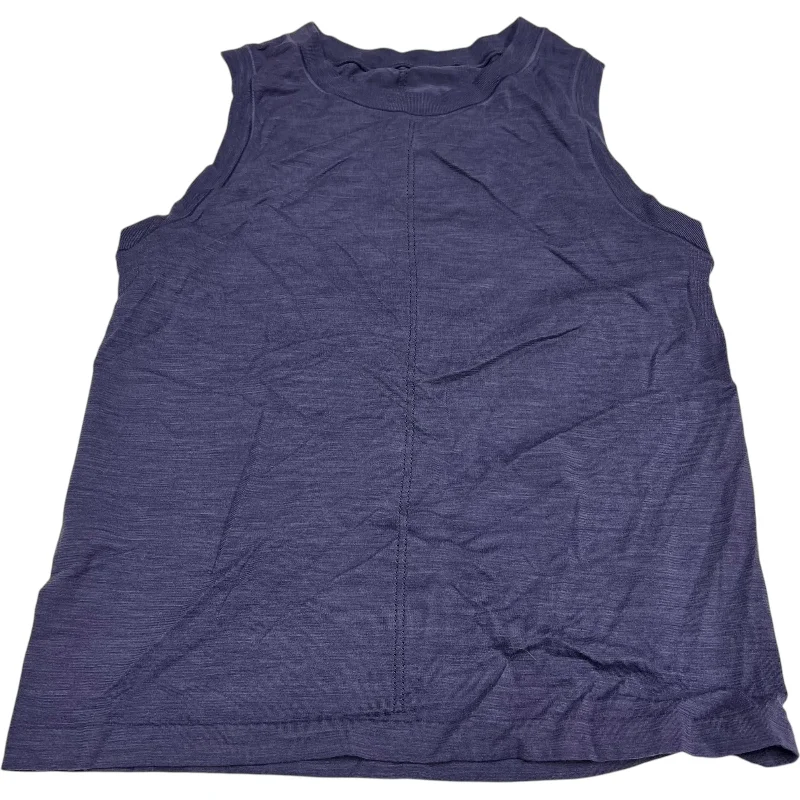 Breathable Yoga Tops for Active Wear -Athletic Tank Top By Athleta In Purple, Size: M