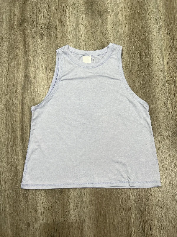 High-Cut Yoga Tops for More Coverage -Athletic Tank Top By Athleta In Purple, Size: M