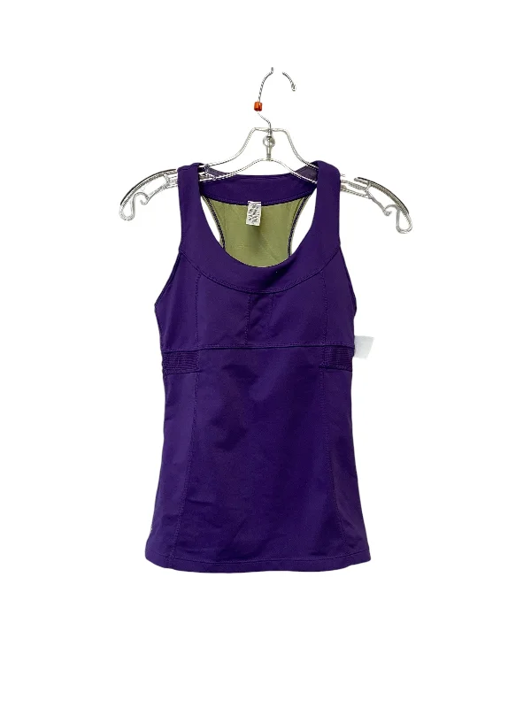 High-Neck Yoga Tops for Yoga Practice -Athletic Tank Top By Athleta In Purple, Size: Xs