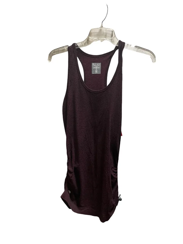 Women's Yoga Tops with High Stretch Fabric -Athletic Tank Top By Athleta In Red, Size: S Women's Yoga Tops with High Stretch Fabric -Athletic Tank Top By Athleta In Red, Size: S