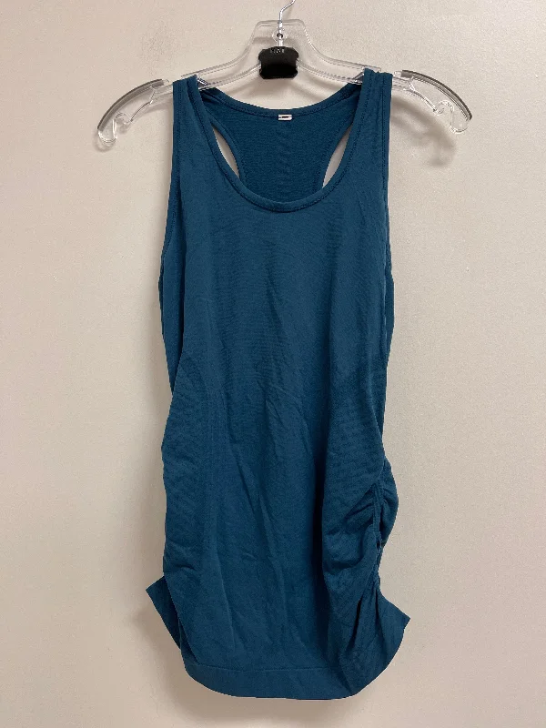 Comfortable Yoga Tops for Intense Sessions -Athletic Tank Top By Athleta In Teal, Size: L Comfortable Yoga Tops for Intense Sessions -Athletic Tank Top By Athleta In Teal, Size: L
