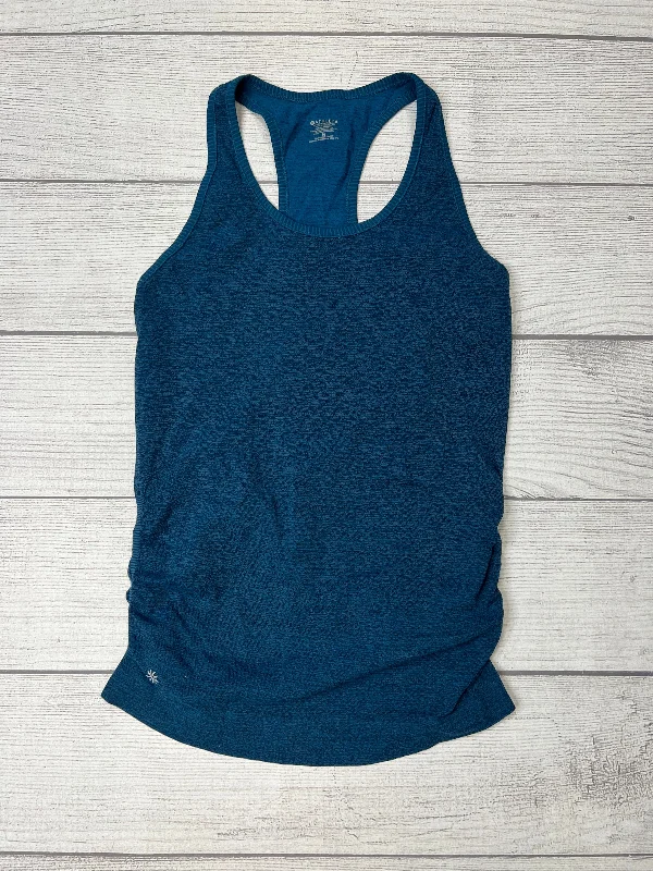 Women's Yoga Tops for Comfortable Movement -Athletic Tank Top By Athleta In Teal, Size: M