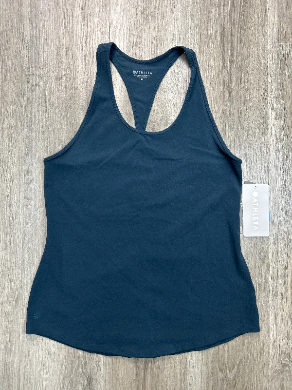 Yoga Tops for Casual Yoga Sessions -Athletic Tank Top By Athleta In Teal, Size: M
