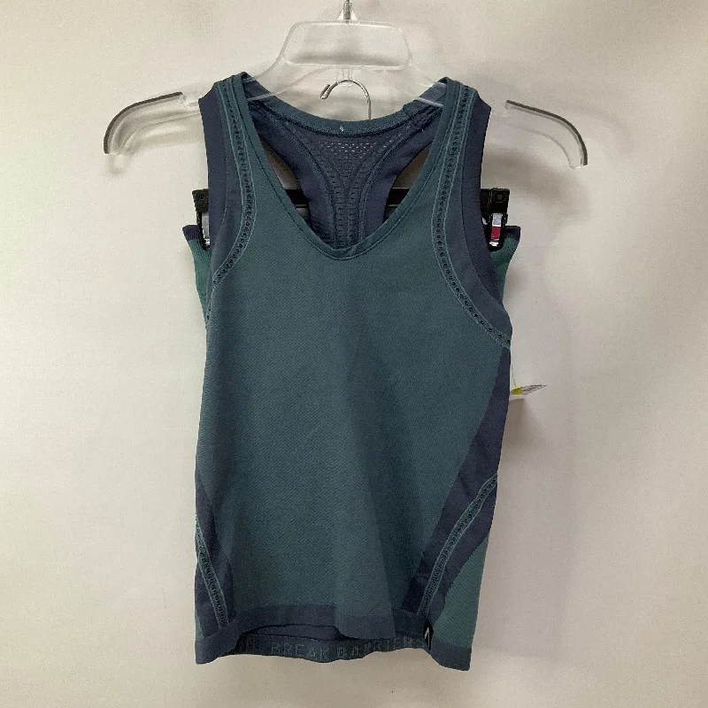 Yoga Tops for Relaxed Fit and Flexibility -Athletic Tank Top By Athleta In Teal, Size: Xs
