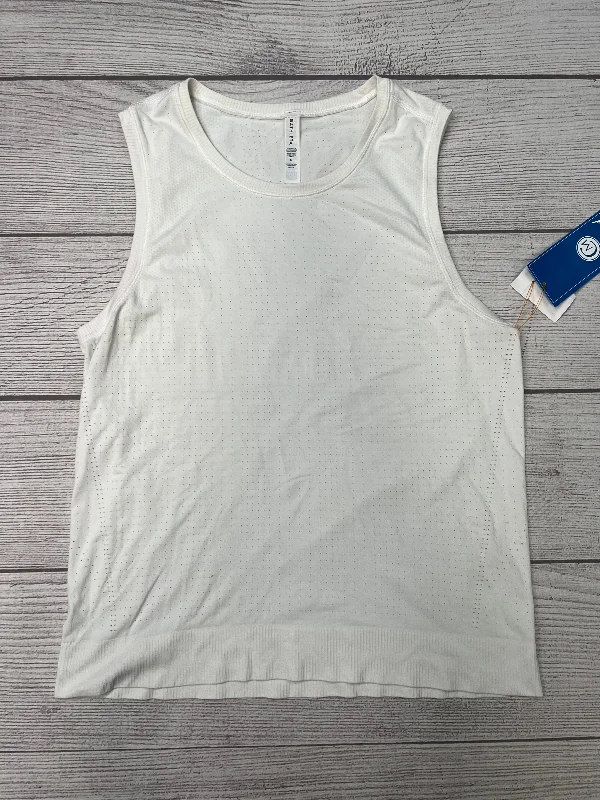 Yoga Tops for Yoga and Relaxation -Athletic Tank Top By Athleta In White, Size: M