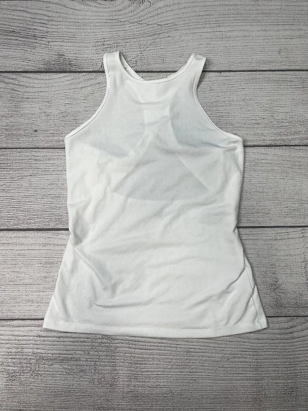 Yoga Tops for Stretch and Ease -Athletic Tank Top By Athleta In White, Size: S