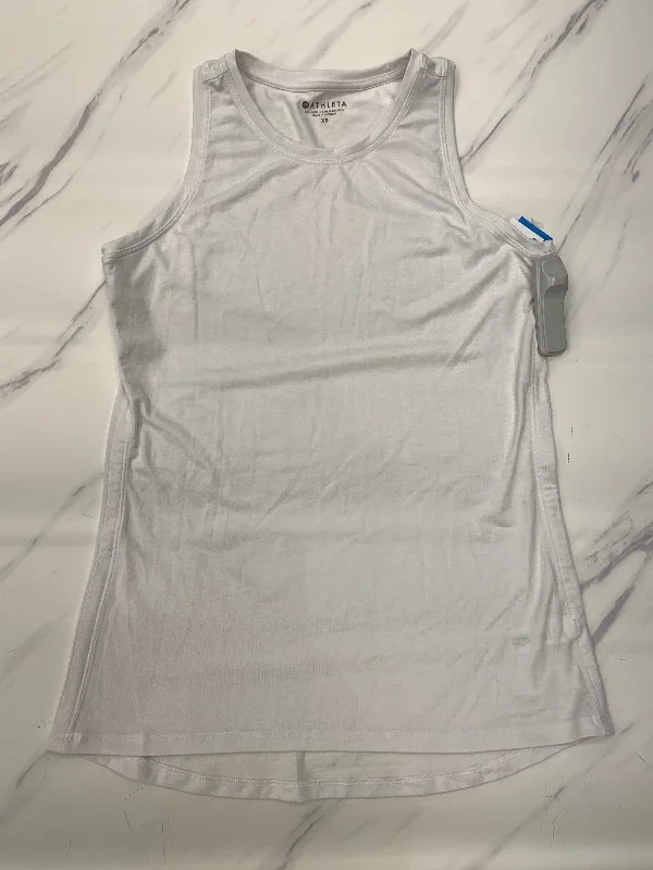 Yoga Tops for Active Lifestyles -Athletic Tank Top By Athleta In White, Size: S