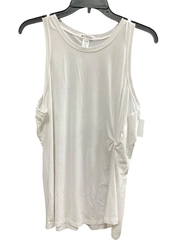Comfortable Yoga Tops for Every Pose -Athletic Tank Top By Athleta In White, Size: Xl Comfortable Yoga Tops for Every Pose -Athletic Tank Top By Athleta In White, Size: Xl