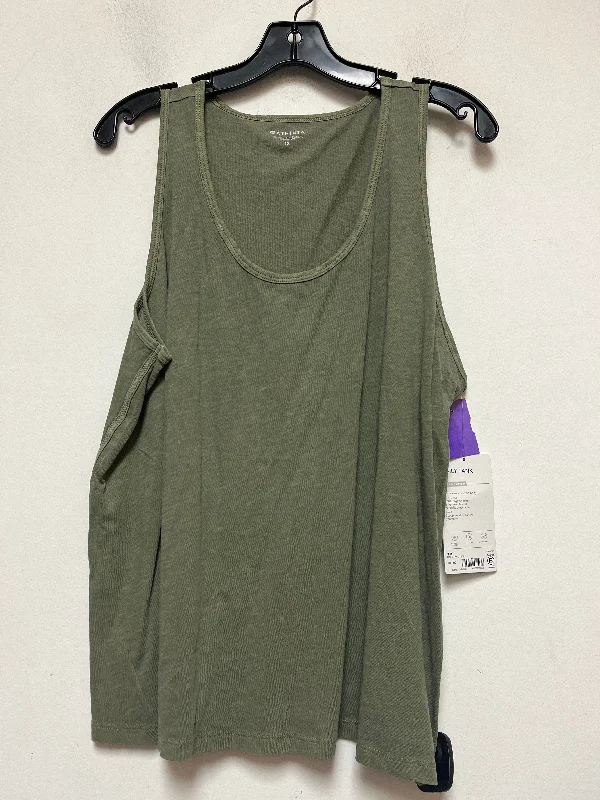 Breathable Yoga Tops with Soft Material -Athletic Tank Top By Athleta  Size: Xl