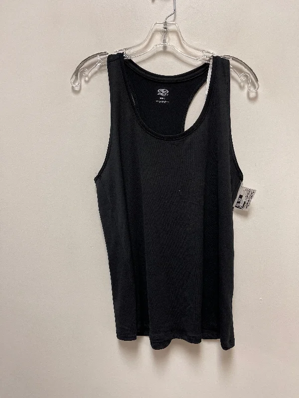 Yoga Tops for Flexibility and Recovery Poses -Athletic Tank Top By Athletic Works In Black, Size: S