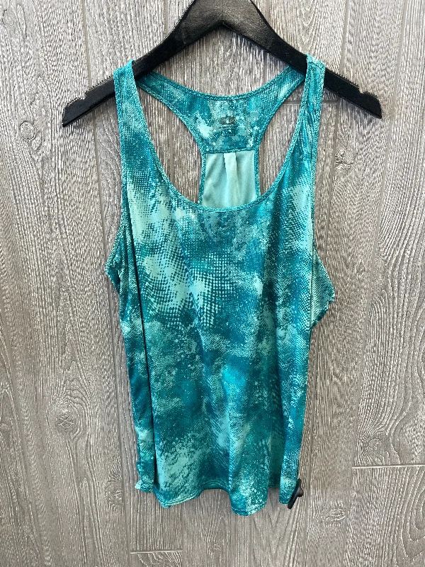 Breathable Yoga Tops for Active Yoga -Athletic Tank Top By Athletic Works In Green, Size: L Breathable Yoga Tops for Active Yoga -Athletic Tank Top By Athletic Works In Green, Size: L