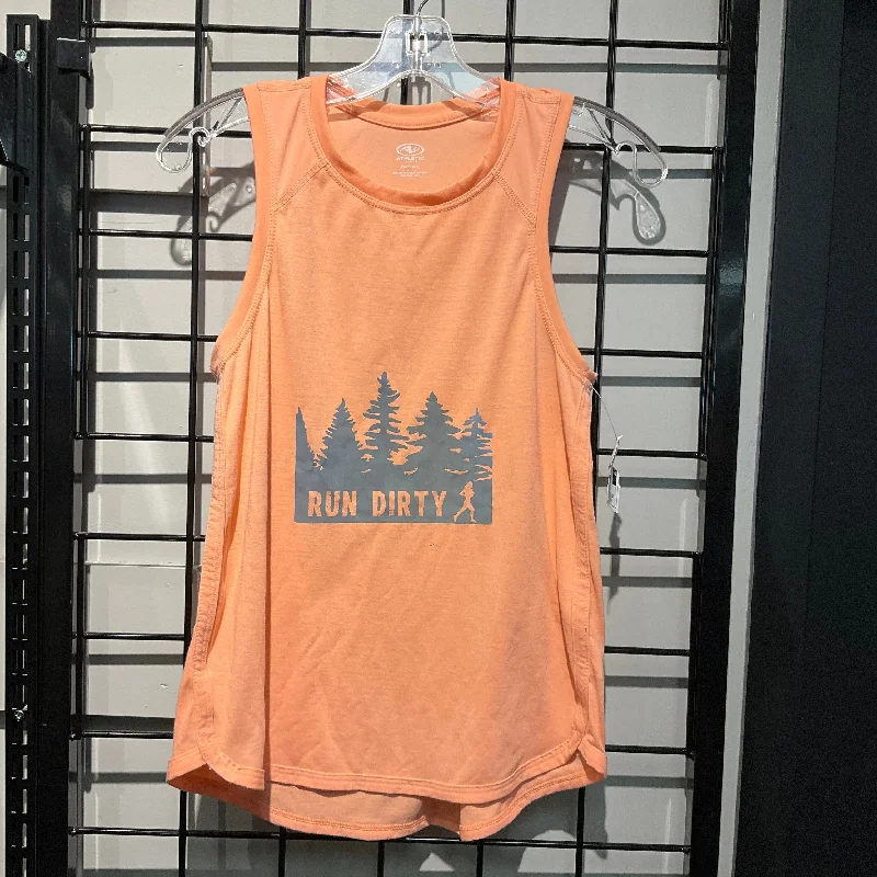 Stylish and Comfortable Yoga Tops for Women -Athletic Tank Top By Athletic Works In Orange, Size: Xs