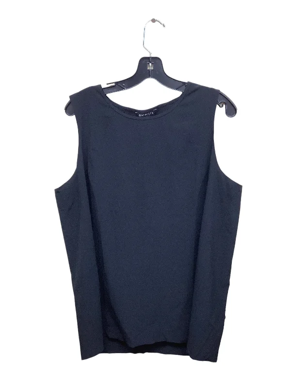 Stylish Yoga Tops for Outdoor Activities -Athletic Tank Top By Banana Republic In Blue, Size: Xl