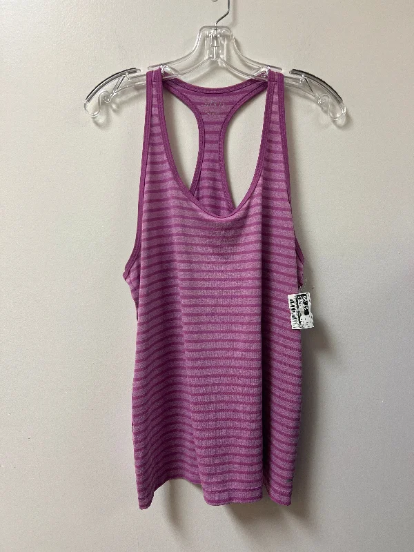 Yoga Tops for Power and Flexibility in Poses -Athletic Tank Top By Bcg In Purple, Size: L Yoga Tops for Power and Flexibility in Poses -Athletic Tank Top By Bcg In Purple, Size: L