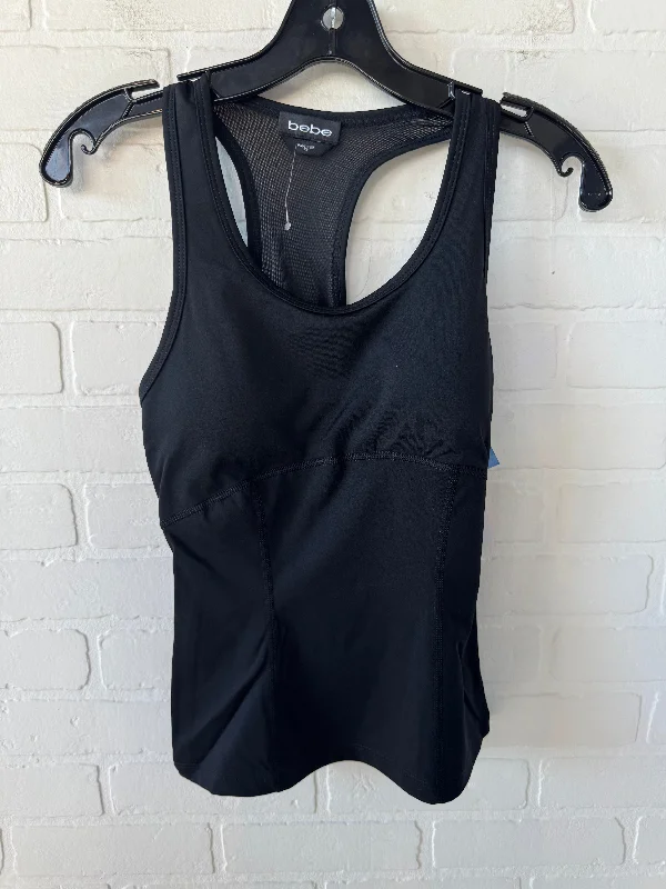 Yoga Tops for Core Fitness Training -Athletic Tank Top By Bebe In Black, Size: Xs