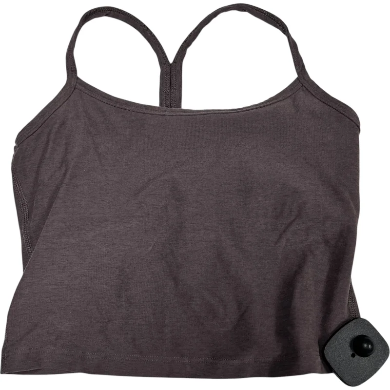 Yoga Tops with Built-In Bras -Athletic Tank Top By Beyond Yoga In Brown, Size: Xs