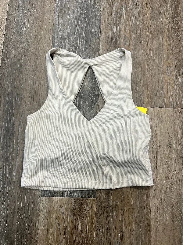 Yoga Tops for Stretching and Flexing -Athletic Tank Top By Beyond Yoga In Cream, Size: M Yoga Tops for Stretching and Flexing -Athletic Tank Top By Beyond Yoga In Cream, Size: M