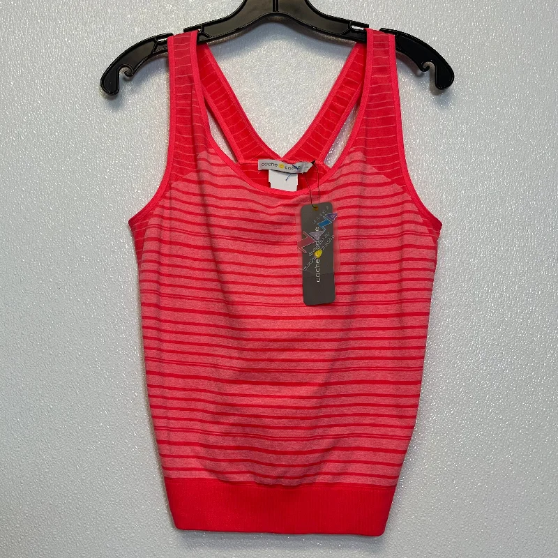 Yoga Tops with Stretchable Fabric for Movement -Athletic Tank Top By Cache  Size: M