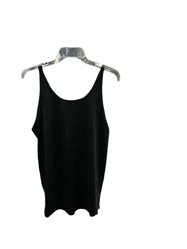 Yoga Tops for Strength Training and Poses -Athletic Tank Top By Calia In Black, Size: L