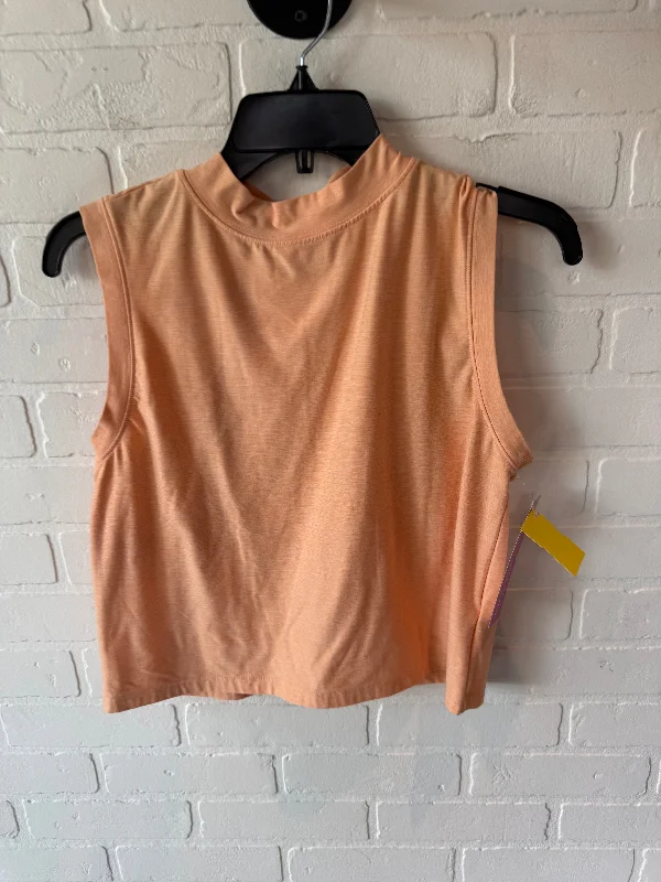 Yoga Tops with Mesh for Increased Comfort -Athletic Tank Top By Calia In Orange, Size: S Yoga Tops with Mesh for Increased Comfort -Athletic Tank Top By Calia In Orange, Size: S