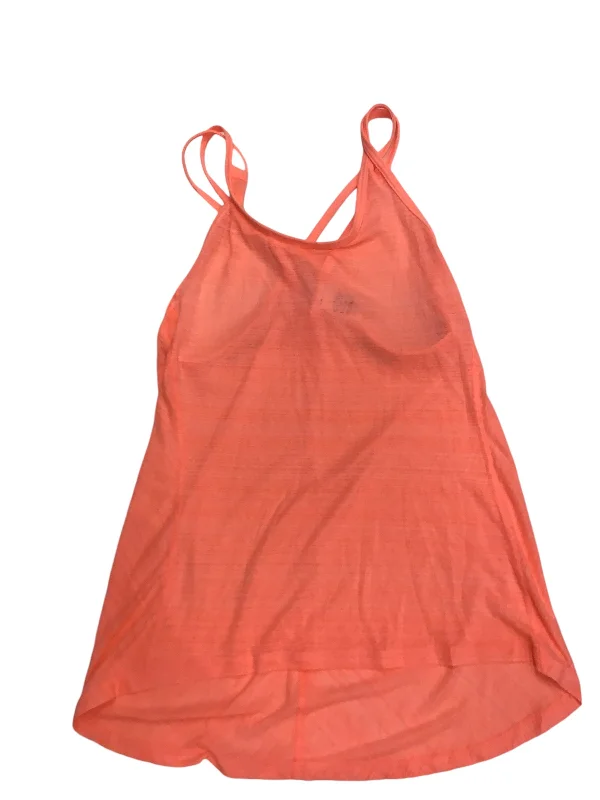 Breathable Yoga Tops for Women -Athletic Tank Top By Champion In Orange, Size: Xs