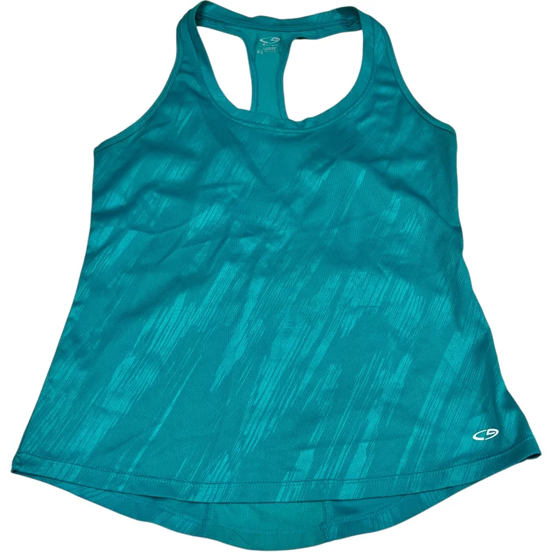Tank Style Yoga Tops -Athletic Tank Top By Champion In Teal, Size: Xs