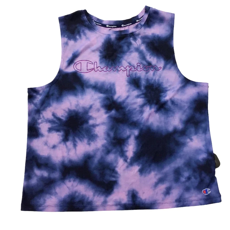 Yoga Tops for Enhanced Movement -Athletic Tank Top By Champion  Size: Xl