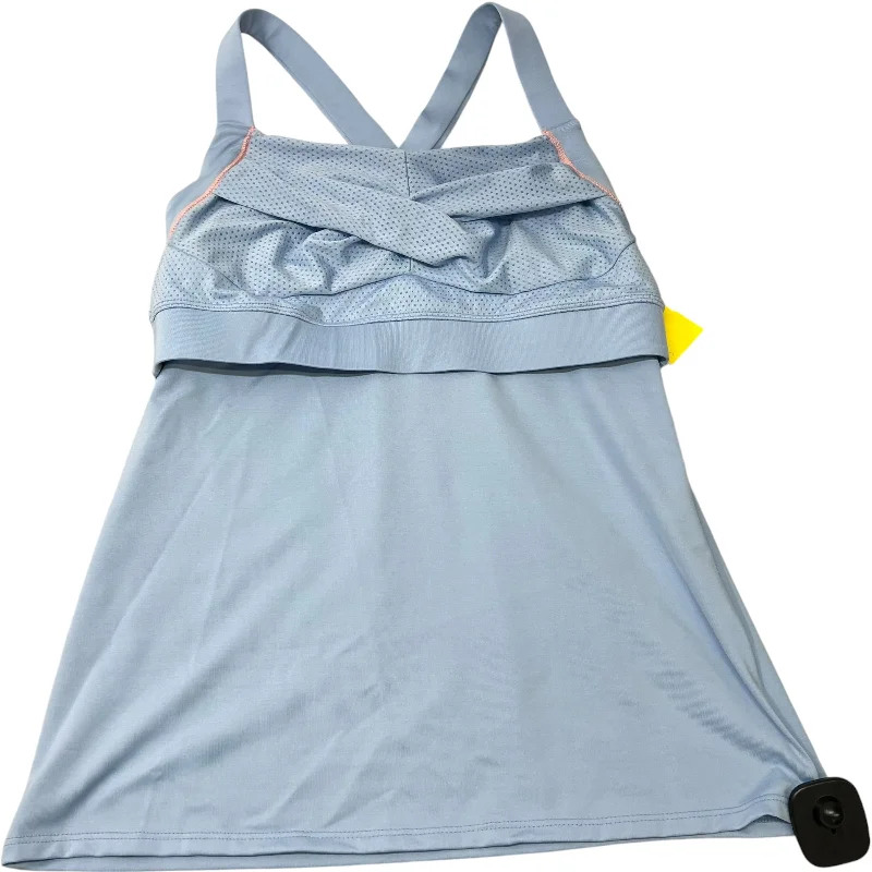 Fashionable Yoga Tops for Women -Athletic Tank Top By Lucky In Love In Blue, Size: M