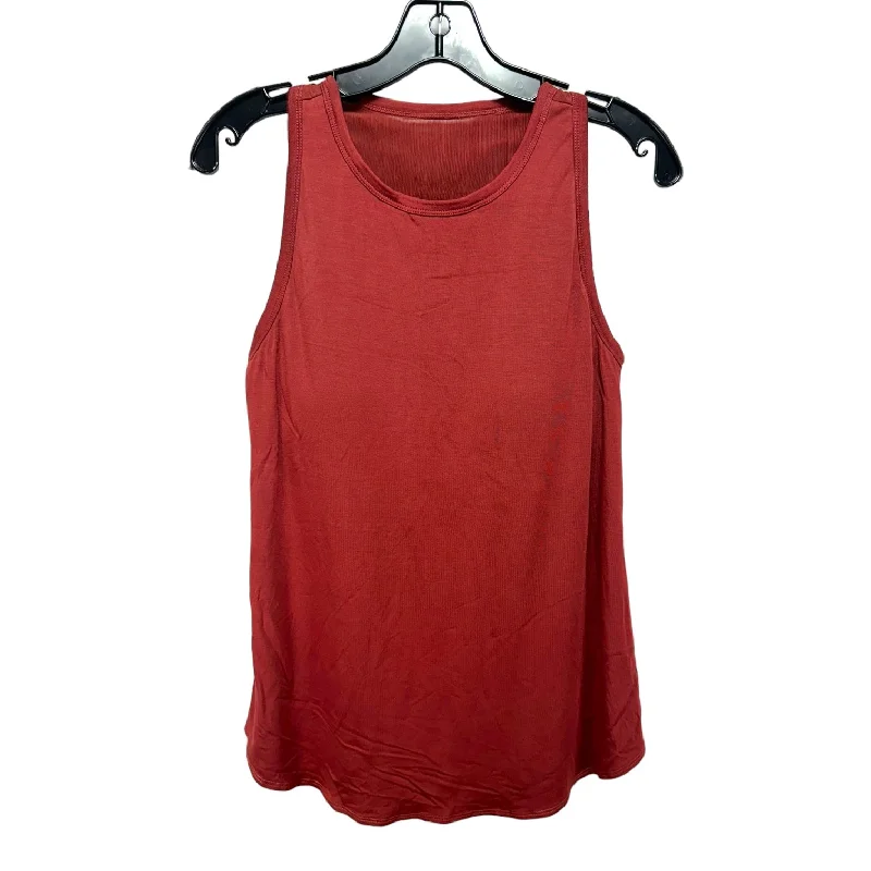 Stylish Yoga Tops for Flexibility and Comfort -Athletic Tank Top By Cmb In Copper, Size: 4