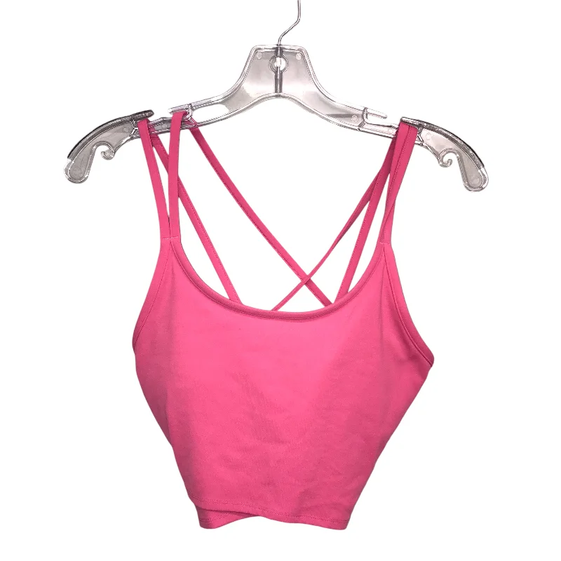 High-Waisted Yoga Tops -Athletic Tank Top By Peloton In Pink, Size:S
