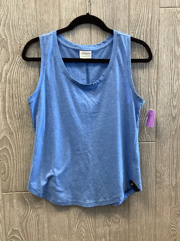 High-Cut Yoga Tops for Women -Athletic Tank Top By Columbia In Blue, Size: S