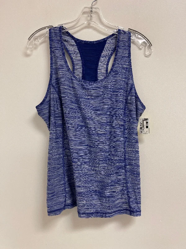 Yoga Tops for All Yoga Poses -Athletic Tank Top By Danskin Now In Blue, Size: Xl