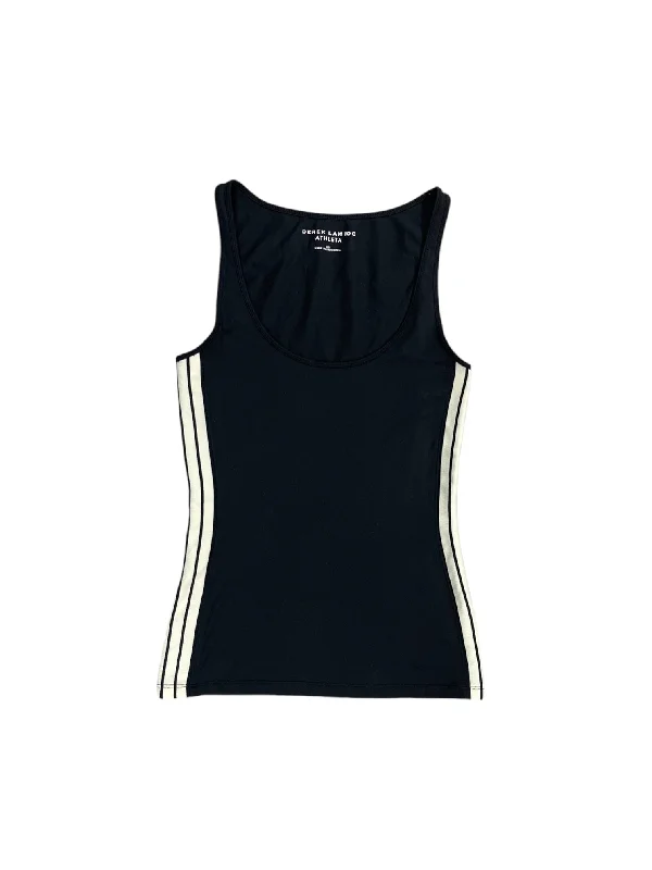 Yoga Tops for Mobility and Comfort -Athletic Tank Top By Derek Lam In Black & Tan, Size: Xs