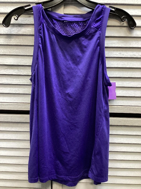 Yoga Tops for Better Posture Support -Athletic Tank Top By Dsg Outerwear In Purple, Size: S Yoga Tops for Better Posture Support -Athletic Tank Top By Dsg Outerwear In Purple, Size: S